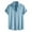 j-Blue26570, variant on LIIPEE Men Shirts Casual Solid Color Short Sleeve Lapel Button Down Shirt Male Fashion Texture Loose Fit Tops Comfortable Breathable Soft Daily Shirts,Blue,L