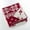 Red, variant on Fennco Styles Sevan Collection Christmas Modern Red Holiday Fair Isle Knitted Throws, 50" x 60"