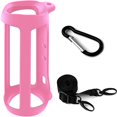 thumbnail image 1 of Paiyule Silicone Case Cover for JBL FLIP 5 Waterproof Portable Bluetooth Speaker, Travel Carry Pouch with Strap (Speaker Not Included) - Pink, 1 of 7