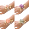 thumbnail image 2 of keepw Apparence Réaliste Mariage Mariage Poignet Corsage Élégant Longue Durée Durabilité Large Application Or 7 * 7 1Set, 2 of 6