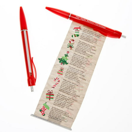 The Night Before Christmas Scroll Pens (Knights Of Pen And Paper Best Party)