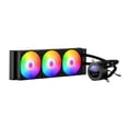 thumbnail image 7 of AIO CPU Liquid Cooler with 2.1 Inch LCD Display ARGB 3x120mm PWM Fans for Intel 115X 1366 2011 1700 1200 AMD AM4 AM5 Black Customizable Water Cooler, 7 of 7