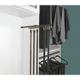 thumbnail image 2 of Rev-A-Shelf CBSR-14-ORB 14" Pull Out Belt & Scarf Closet Organizer, Bronze, 2 of 5