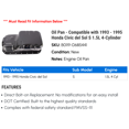 thumbnail image 2 of Oil Pan - Compatible with 1993 - 1995 Honda Civic del Sol S 1.5L 4-Cylinder 1994, 2 of 2
