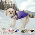 thumbnail image 5 of Pet Warm Jacket,Winter Waterproof Dog Coat with Zipper, Dog Vest Harness for Small Medium Dogs,Purple,XXL, 5 of 7