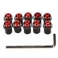 thumbnail image 1 of BTOER 10PCS Motorcycle Windshield Bolts Screws Kit,Body Mounting Bolts Nuts, 1 of 5
