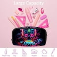 thumbnail image 4 of MUOOUM Pencil Case, Scary Skull Game Controller Large Capacity Pencil Pouch Stationery Pen Bag, 4 of 7