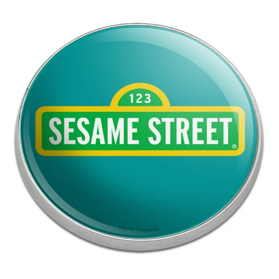Sesame Street Logo Golfing Premium Metal Golf Ball Marker