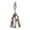 Silver Bell, variant on Almencla Hand Bell Call Bell Versatile Hand Held Service Bell Dinner Bell Classroom Bell for Ringing,Jingles Hotel,Office Reception , Silver Bell