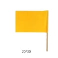 thumbnail image 4 of Cateissary Pequeñas banderas que agitan la bandera colorida DIY Color sólido Ejercicios de la mañana Banner Día nacional Deportes Meet Props Kits de decoración para fiestas Amarillo/20x30cm, 4 of 6