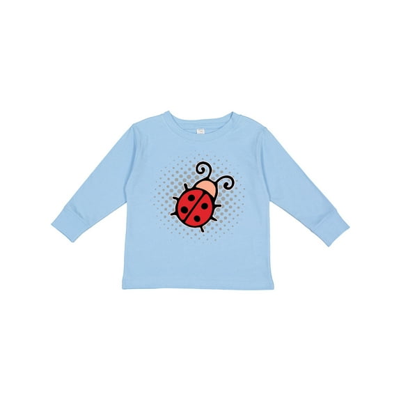 Inktastic Ladybug Lover Girls Long Sleeve Toddler T-Shirt