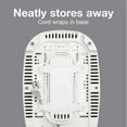 thumbnail image 6 of 2-Slice Toaster - White: Compact Bread Toaster, 700W, Plastic, Easy Clean, 1-Year Warranty, 6 of 8