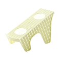 thumbnail image 1 of Organizador de zapatos Zhivalor de doble capa plástico soporte almacenamiento fila única amarilla, 1 of 1