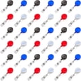 thumbnail image 1 of Muka 100PCS Translucent ID Card Badge Holder Reels Badge Clip-Assorted, 1 of 8