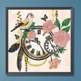 thumbnail image 3 of Diamante pintura 5D DIY parcial especial en forma de taladro Kit reloj decoración del hogar, 3 of 9