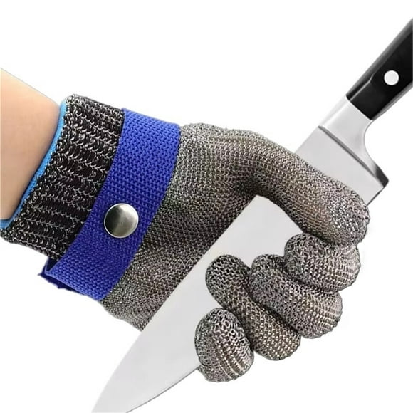 Cut Resistant Stainless Steel Gloves Working Safety Gloves Metal Mesh Anti Cutting For Butcher Worker ,Superior Grip