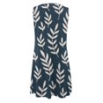 thumbnail image 4 of TJAZFJPA Robes pour Femmes Formelles Femmes Élégantes Col Rond Robe Débardeur Robe Décontractée à Imprimé Floral Robe à Franges Robe de la Saint-Valentin Femmes, 4 of 5