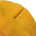 thumbnail image 5 of Zylanna Men's Knit Beanie, Warm Loose Fit Solid Color Stretchy Slouchy Winter Skull Cap for Skiing Running Street Daily Wear Yellow, 5 of 5