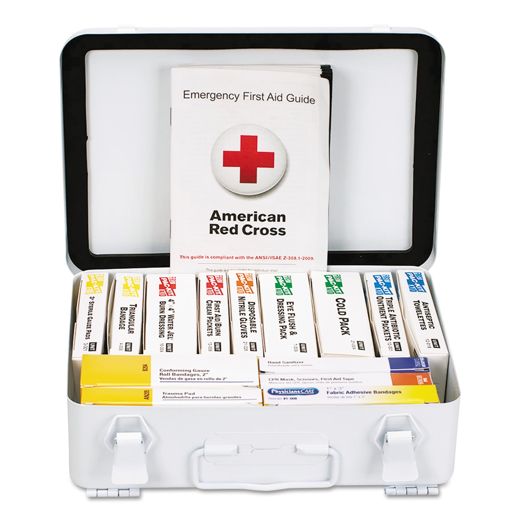 First Aid Only Unitized ANSI Compliant Class A Type III First Aid Kit for 25 People, 16 Units