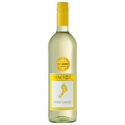 Barefoot Cellars Pinot Grigio White Wine, California, 750ml Glass Bottle 12.5% ABV