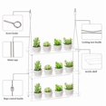thumbnail image 2 of 3-Tier Window Plant Shelves 16 Inch, Acrylic Adjustable Hanging Floating Shelf, Window Sill Extender for Indoor Plants, 2 of 8
