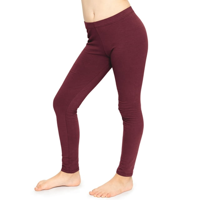 Stretch Is Comfort Girl's Cotton Leggings | Child Size 4 -14