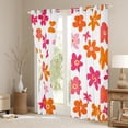 thumbnail image 3 of Manfei Retro Kawaii Flower Black Out Curtains,Cartoon Daisy Blossom Curtains Pack of 2 (42x63 Each),Pink Cartoon Floral Bedroom Curtains For Girls Kids,Super Cozy Room Decor, 3 of 6
