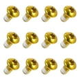 thumbnail image 3 of HEATSHAKING 12Pcs Bike Disc Bolts in Golden for Brake Disc Caliper Bolts 1X0.8X0.8CM, 3 of 4