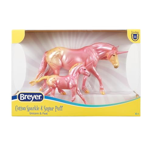 Breyer Freedom Series #10613 Candy Delights Unicorn and Foal Set - Brand New!