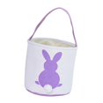 thumbnail image 4 of Encantadora Canasta De Conejito De Pascua, Cubo De Conejo Para Niño Niña Regalo Cola Púrpura Sunnimix Canasta Conejito De Pascua, 4 of 8