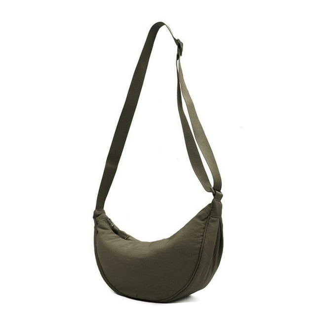 Bolsa bandolera de nylon para mujer - Bolso ligero tipo bandolera para escuela, viajes y uso diario