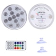 thumbnail image 1 of Luz LED RGB para acuario, pecera, lámpara de decoración subacuática, luz sumergible para piscina, luz de control remoto, 1 pieza, 8,5 cm Noticed EL5490-01B, 1 of 2