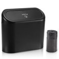 thumbnail image 1 of Car Trash Can with Lid, Waterproof Vehicle Trash Bin Car Dustbin Garbage Organizer, Mini Hanging Garbage Bin Trash Container with Garbage Bag for Auto Cars, Home, Office, 1 of 6