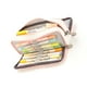 thumbnail image 3 of Estuche para lápices de gran capacidad, bolsa de papelería bonita con múltiples bolsillos y doble apertura para escuela de estudiantes, rejilla pequeña rosa y blanca, 3 of 5