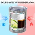 thumbnail image 2 of 12oz Tumblers Pioneer Flower Vacuum Insulated Stainless Steel Travel Tumbler Cups Mug with Lid and Straw for Beer,Coffee,Beverages with Cleaning Brush for Cold & Hot Drinks, 2 of 5