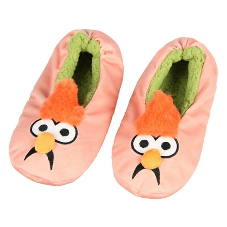 

Disney The Muppets Beaker Slippers 3D Embroidered Slipper Socks No-Slip Sole MD