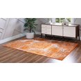 thumbnail image 2 of Unique Loom 3141687 2 ft. 2 in. x 3 ft. Grand Sofia Rectangular Rug, Orange, 2 of 5