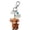 A, variant on CaiTeLin Highlands Bull Month Keychain, Remind You Of The Power Of Silence Every Day, Animal Charm Accessory for Keys, Bag, Backpack