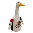 thumbnail image 2 of 23in Independence Day Goose Clothing Outfit, Red White Blue Flag Style National Flag Ball Clothing Costume Porch Goose Statue for Outdoor Yard Garden Courtyard Holiday Decoration, 2 of 5