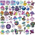 thumbnail image 2 of Mushroom Stickers 50 Pcs, Trippy Vinyl Decal, Waterproof Cool Sticker Pack Perfect for Water Bottle, Laptop, MacBook, Phone, Hydro Flask, 2 of 3