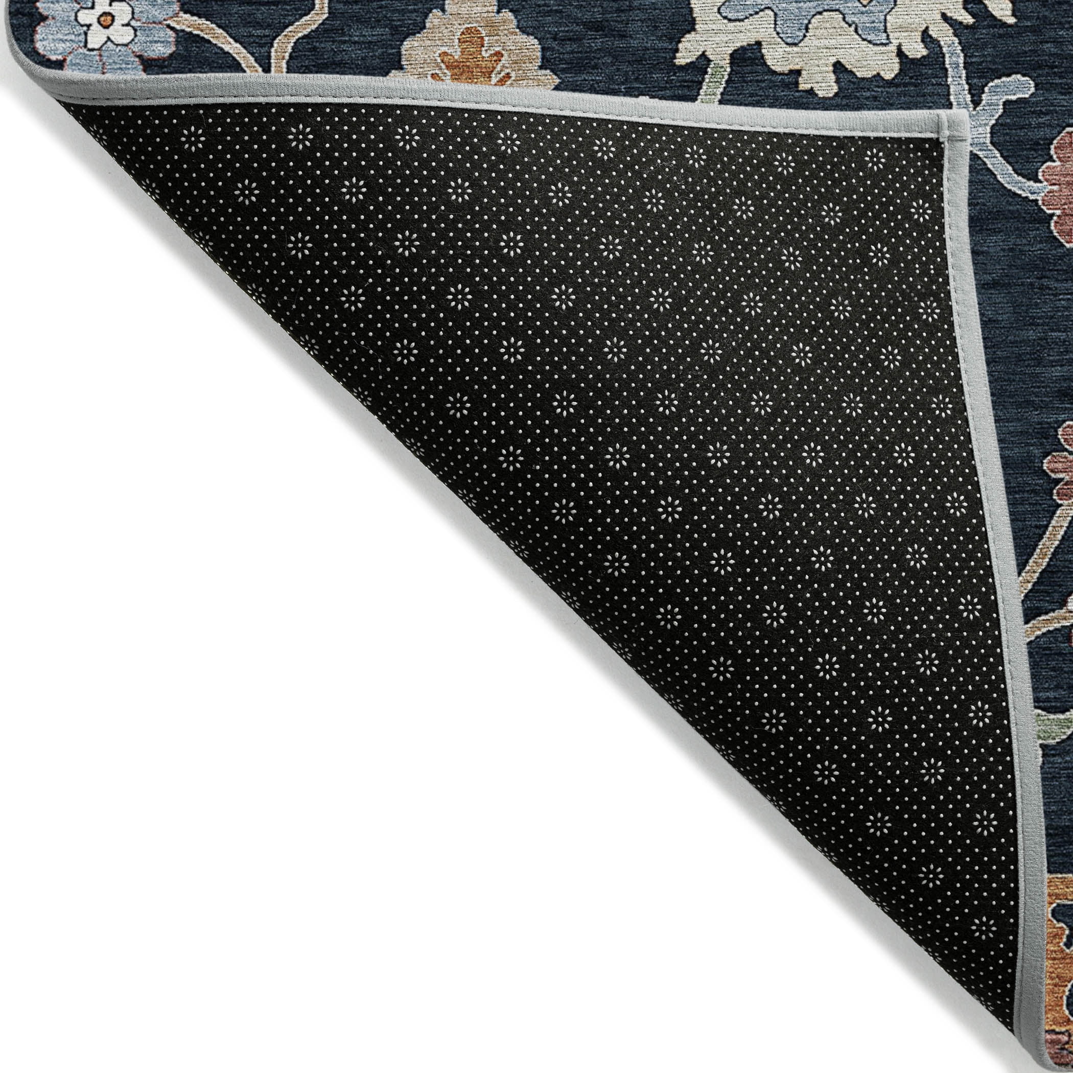 Addison Rugs Chantille Indoor/Outdoor Traditional Oushak Black Washable Runner Rug, 2'3" x 7'6"