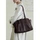 thumbnail image 2 of Bolso de hombro de piel de vaca curtida vegetal de alta calidad para mujer, Europa y América, bolso de mujer de gran capacidad, sencillo y versátil, 2 of 5