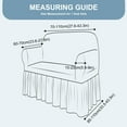 thumbnail image 2 of Eurhowing Stretch Sofa Slipcover, Elastic Sofa Cover, Universal Fit Furniture Protector with Skirt, Machine Washable, Pet Friendly, 1-Seater, 2 of 9