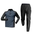 thumbnail image 3 of TaTaai Men's Workout Set for Men Half Zip Long Sleeve Quick Dry Top with Long Pants Running Fitness Training Suit Gift, 3 of 6