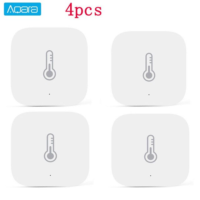 Versión Global Sensor de temperatura Aqara Sensor de humedad de presión de aire inteligente Zigbee Smart home para Xiaomi APP Mi home Homekit Tan Jianjun unisex