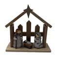 thumbnail image 1 of Figura de belén de resina pintada a mano | Adorno navideño de la Sagrada Familia con tallado detallado | Expositor de mesa para decoración del hogar y la oficina, 1 of 1