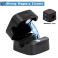 thumbnail image 4 of Gustave 8 Pack Magnetic Cable Management Clips Adhesive Phone Charger Cord Holder Under Desk Wire Organizer Keeper for Home Office Car Wall Desktop (Black & White), 4 of 10
