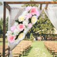 thumbnail image 2 of Xingzhi Faux Roses Artificial Flower Backdrop Home Office Bouquet Decoration, 2 of 5