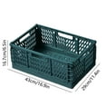thumbnail image 3 of DPTALR Desktop Folding Storage Basket Snack Stationery Sorting Storage Box Cosmetics And Miscellaneous Basket Fruit Basket Storage Basket, 3 of 6