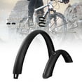 thumbnail image 6 of Dualoai Mountain Bike Mud Guards Matte Black with Mount Hardware against Splashing Water 27.5 In Brace, 6 of 9